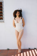 Caren White Jacquard